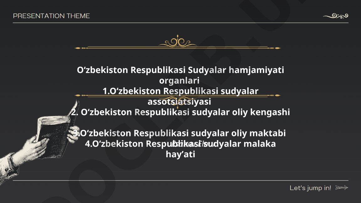 O'zbekiston Respublikasi Sudyalar hamjamiyati organlari