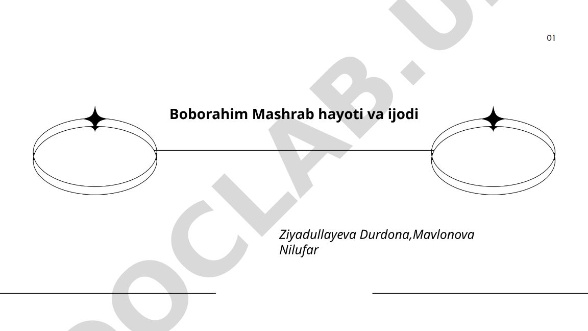 Boborahim Mashrab hayoti va ijodi