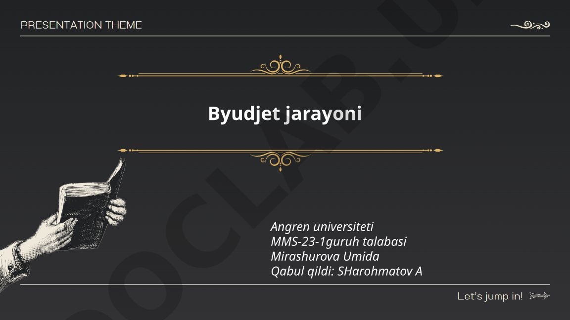 Byudjet jarayoni: ta'rifi, maqsadlari va printsiplari