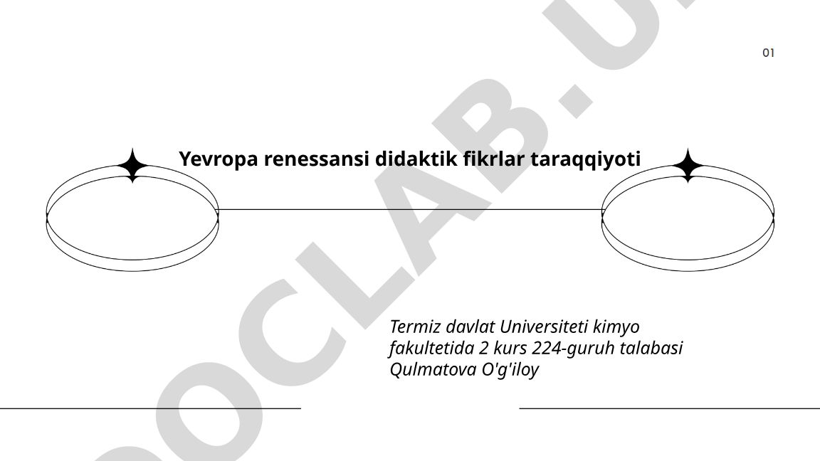Yevropa renessansi didaktik fikrlar taraqqiyoti