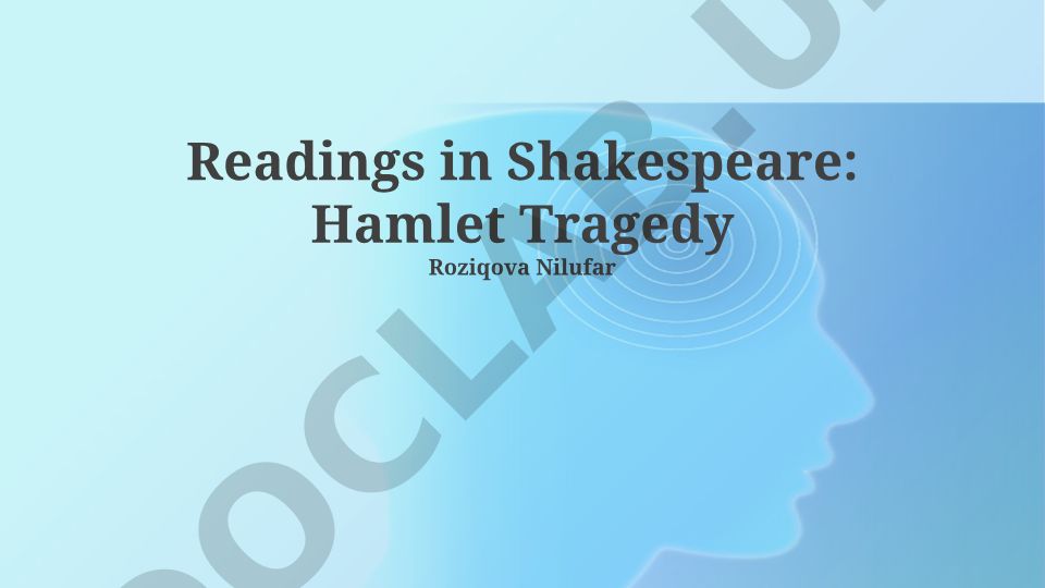 Hamlet: A Tragedy of Revenge and Reflection