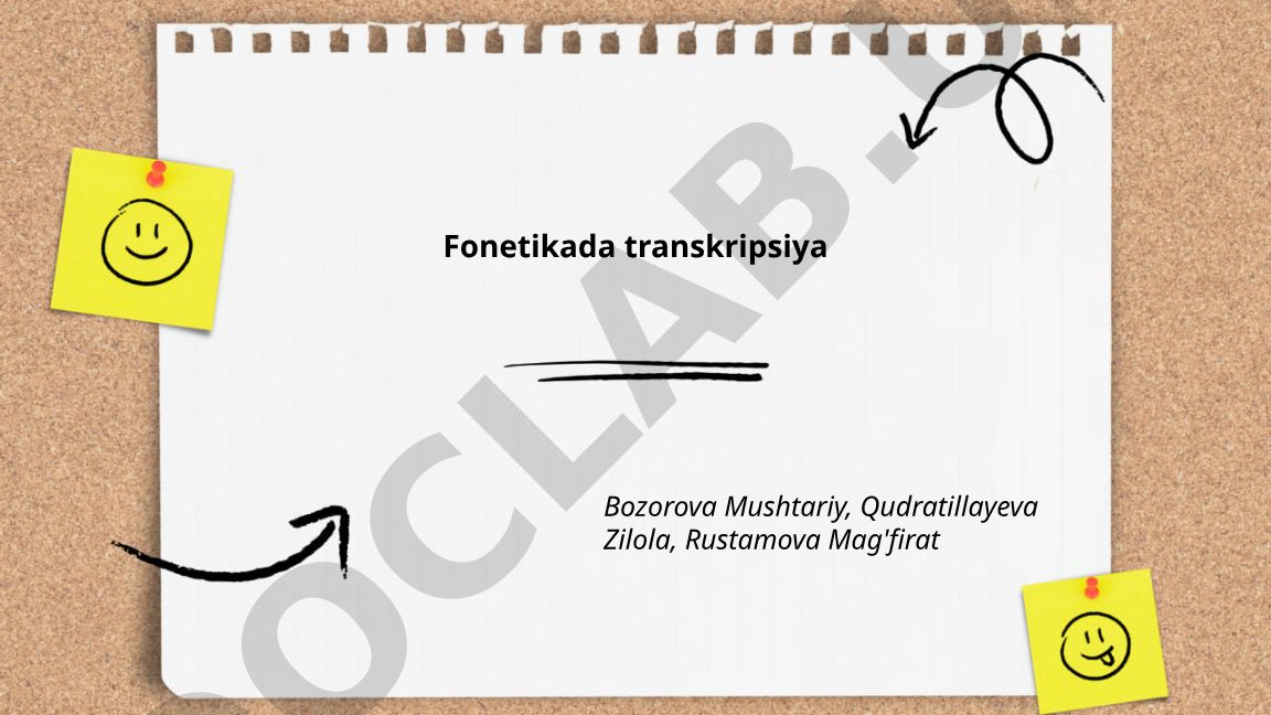 Fonetikada transkripsiya: fonemik va fonetik farqlar, IPA alifbosi