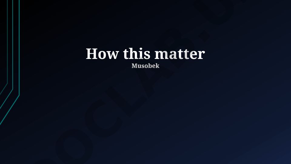 Understanding the Matter: Scope, Impact, and Forward Action