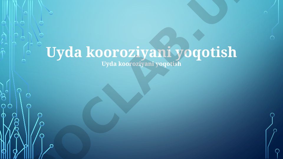 Korroziya: Sabablari, himoya usullari va tozalash
