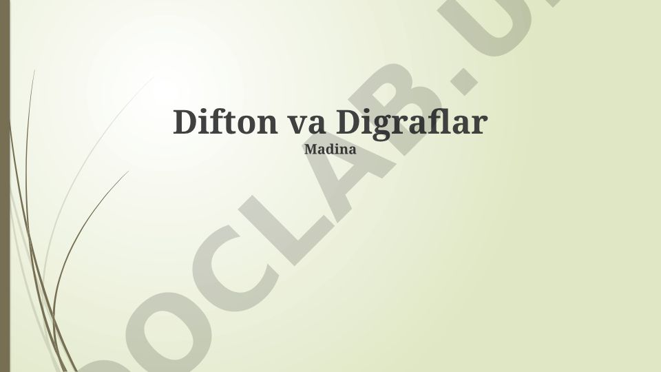 Diftonglar va Digraflar: Ta'rif, Talaffuz va Amaliy Mashqlar
