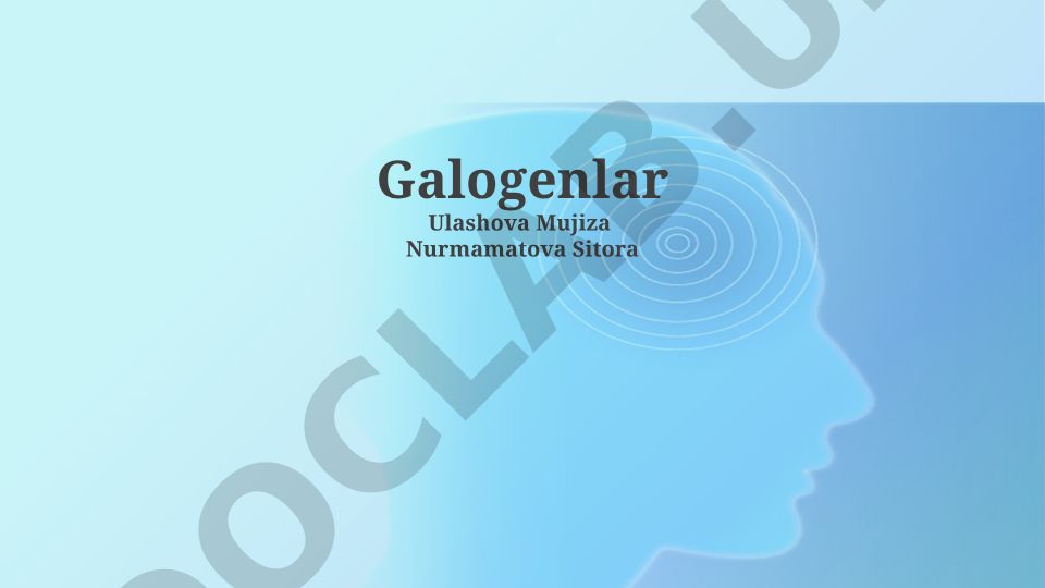 Galogenlar: xossalari, reaktivligi va qo'llanilishi