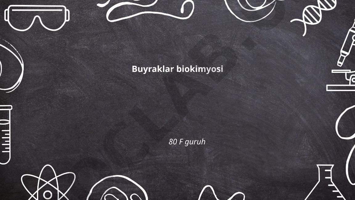 Buyraklar biokimyosi