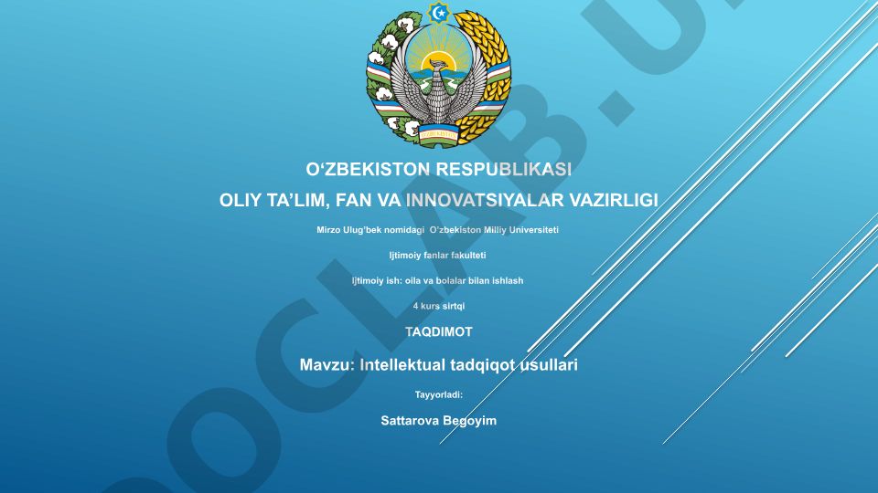 Intellektual tadqiqot usullari