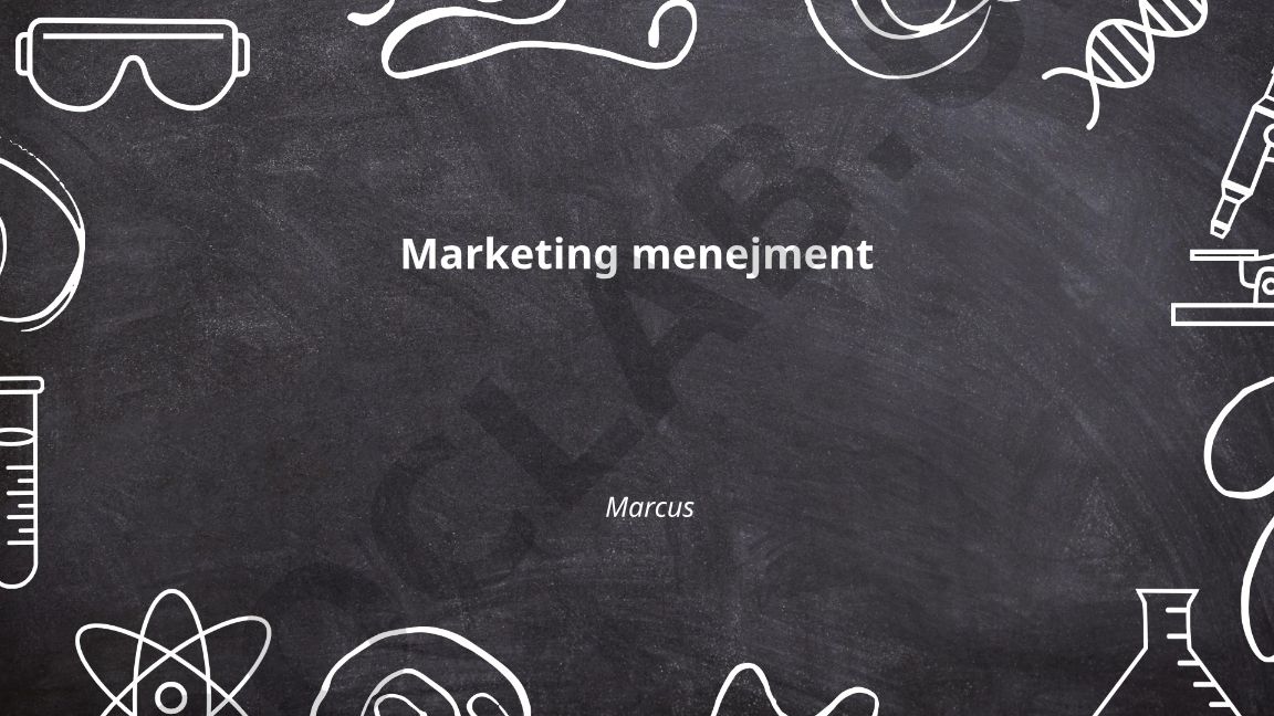 Marketing menejment strategiyasi va tadqiqotlari