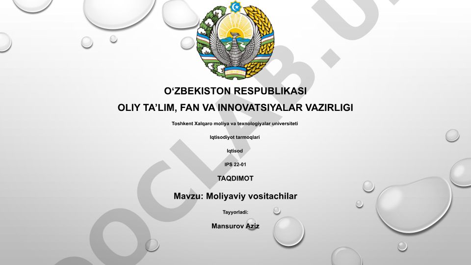 Moliyaviy vositachilar