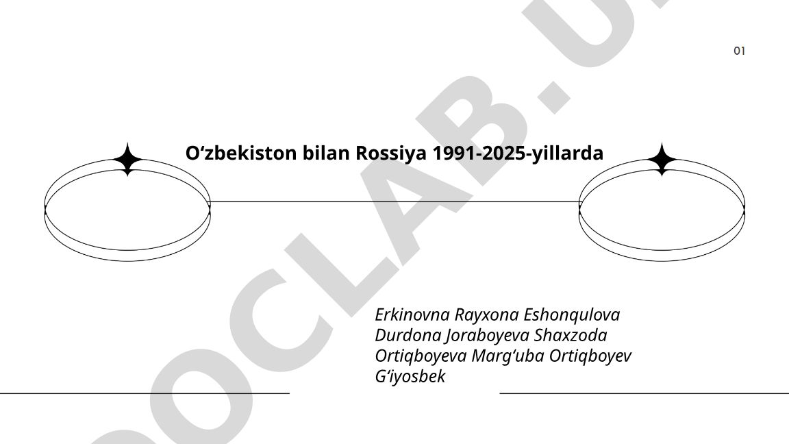 O'zbekiston bilan Rossiya o'rtasidagi diplomatik munosabatlarning rivojlanishi (1991-2025)