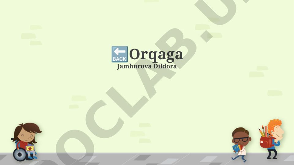 Orqaga harakat tushunchasi, turlari va texnikasi