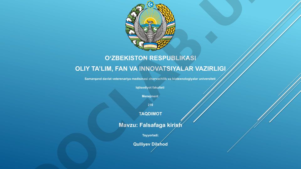 Falsafaga kirish