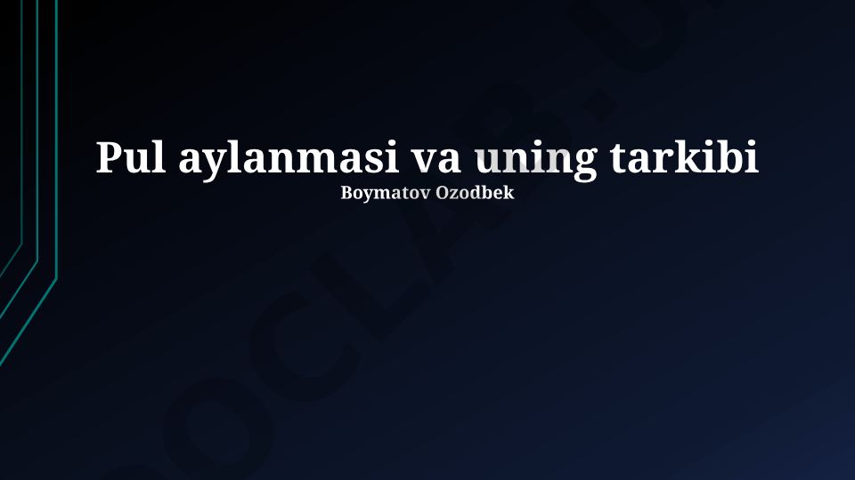 Aylanma kapital: ta'rif, tarkib va boshqarish