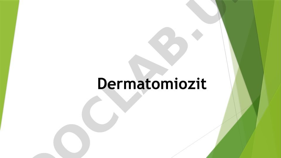Dermatomiozit kasalligi: etiologiya va patogenez