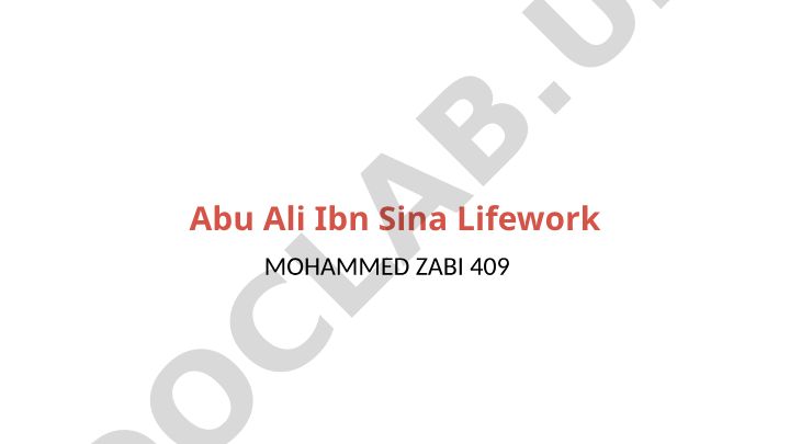 Abu Ali Ibn Sina hayoti va ilmiy merosi