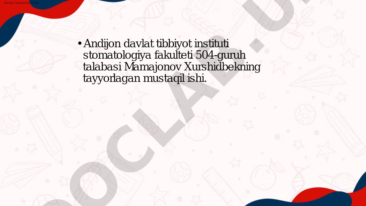 Glossitning shakllari va tasnifi