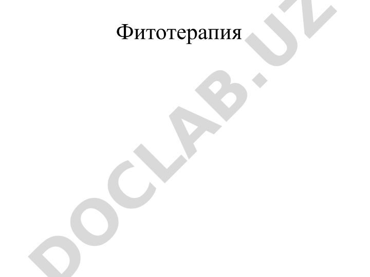 Фитотерапия: история, источники и современное значение