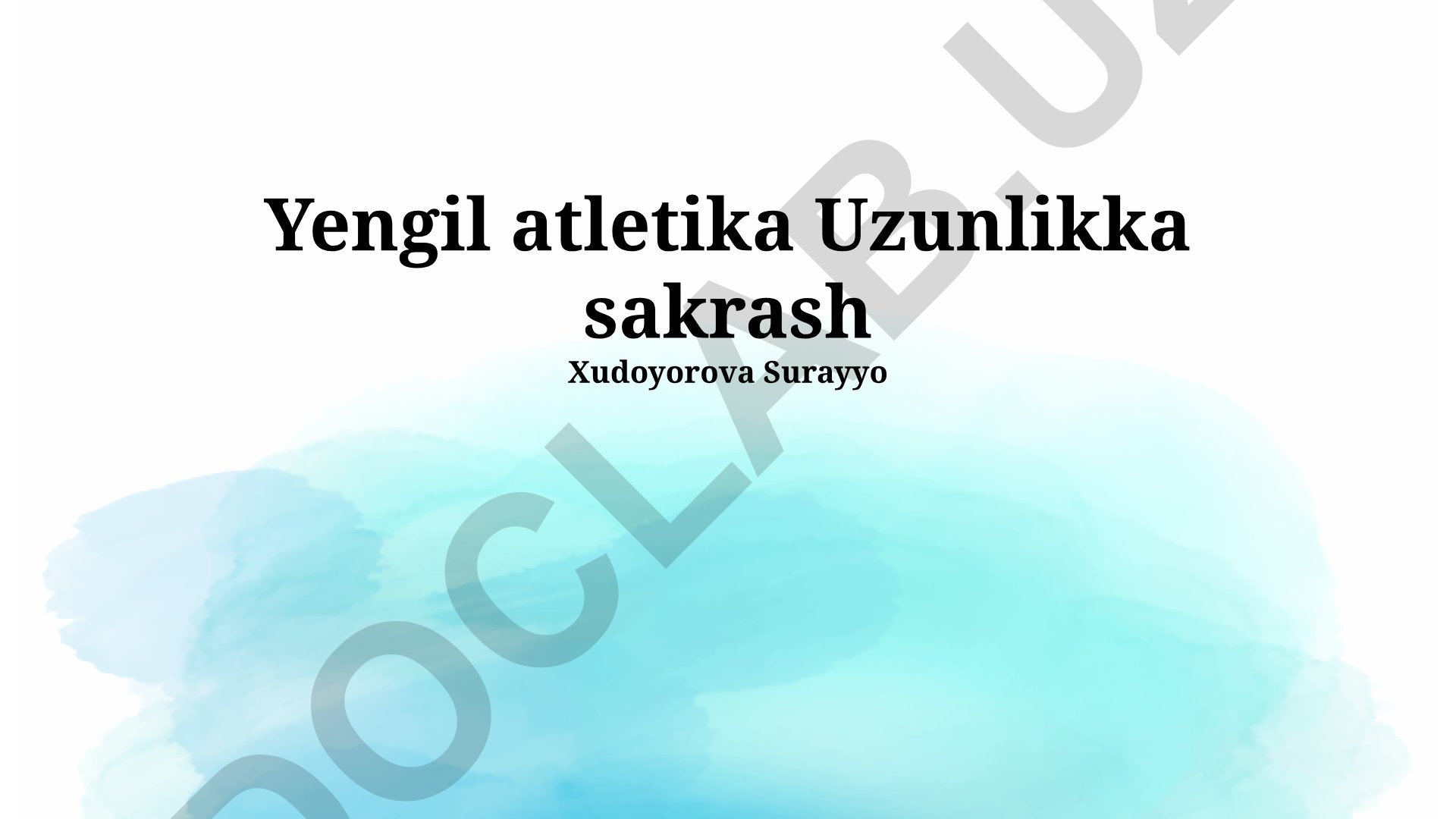 Uzoqqa sakrash texnikasi va natijani yaxshilash usullari
