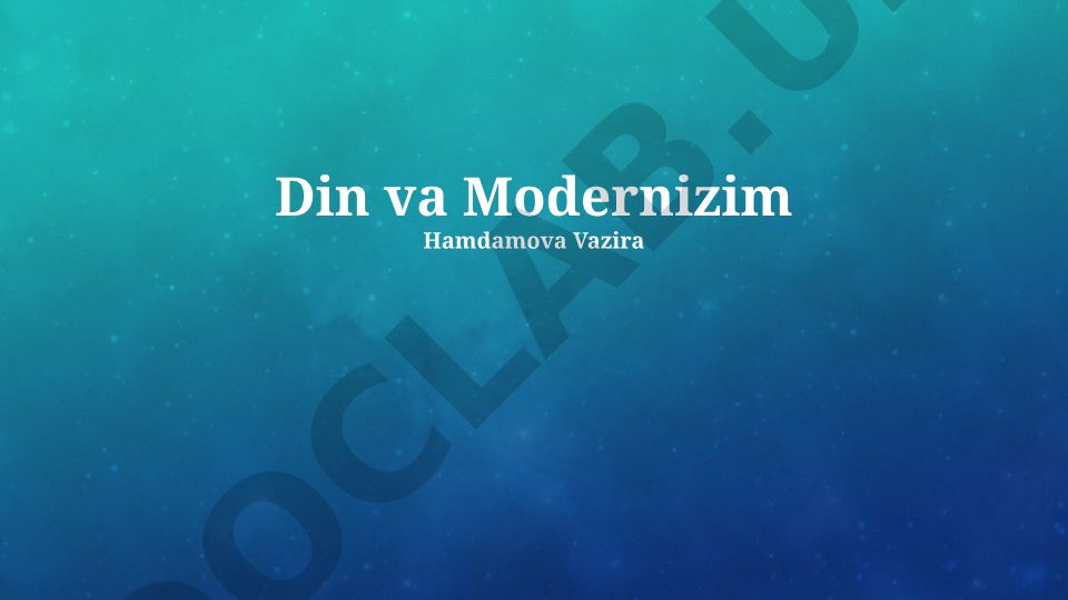 Din va Modernizim
