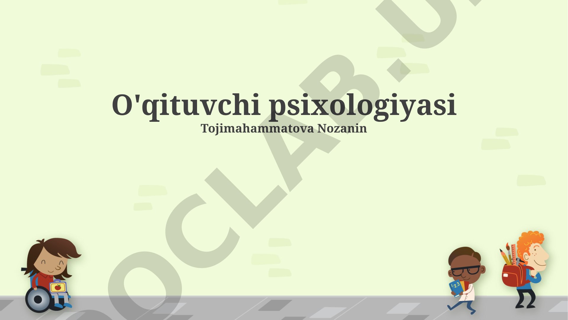 O'qituvchi psixologiyasi