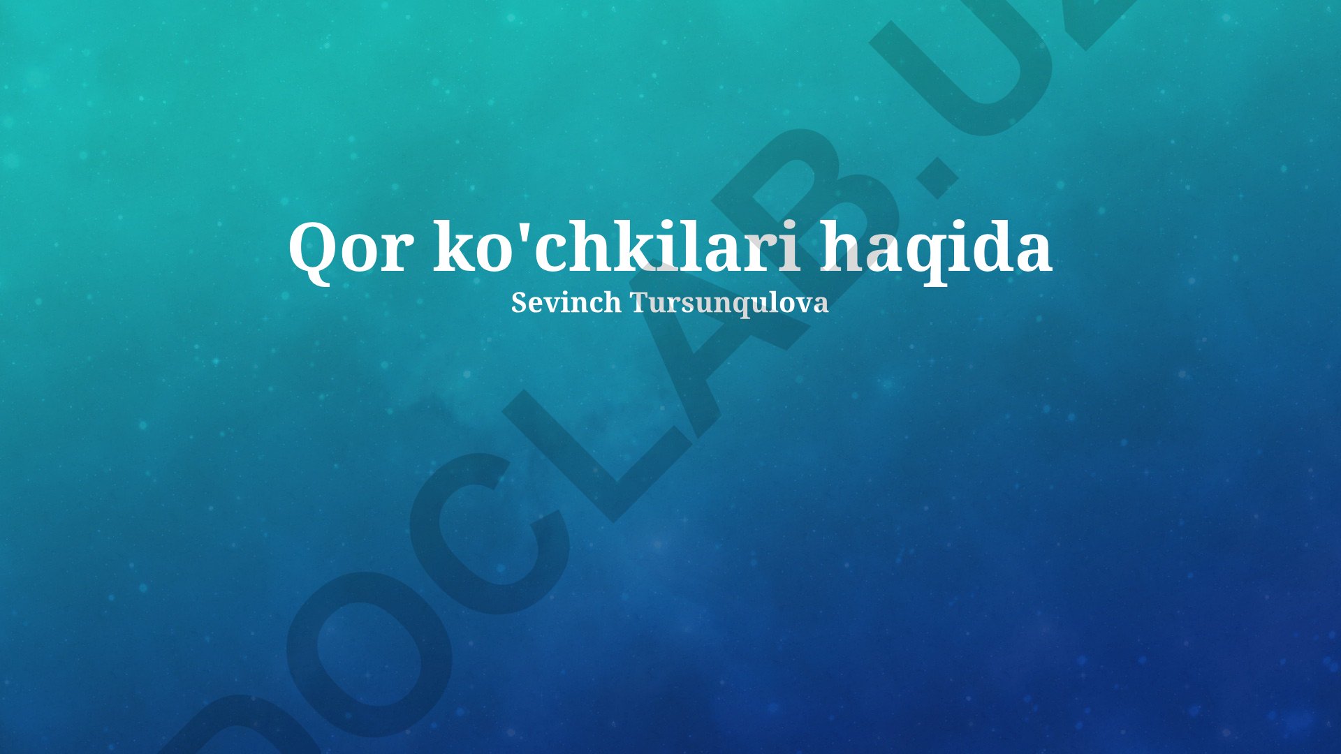 Qor ko'chkilari: sabablari, turlari va xavfsizlik choralari