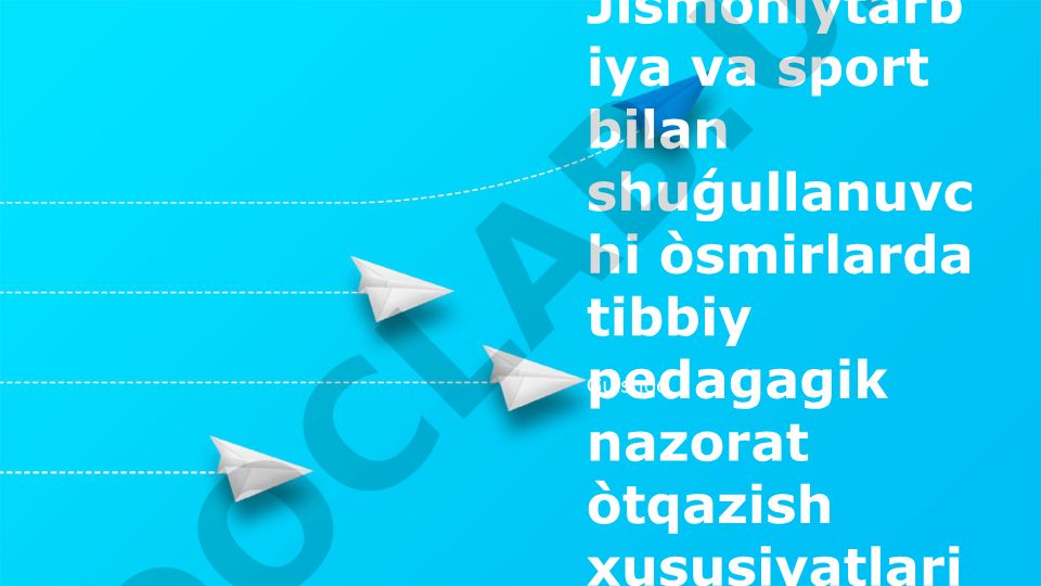 Jismoniy tarbiya va sport bilan shugʻullanuvchi oʻsmirlarda tibbiy-pedagogik nazorat oʻtkazish xususiyatlari