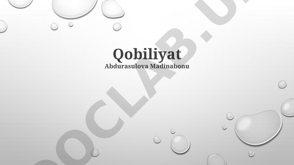 Qobiliyat: Ta'rif, Turlari, Rivojlanish va Qo'llanilishi