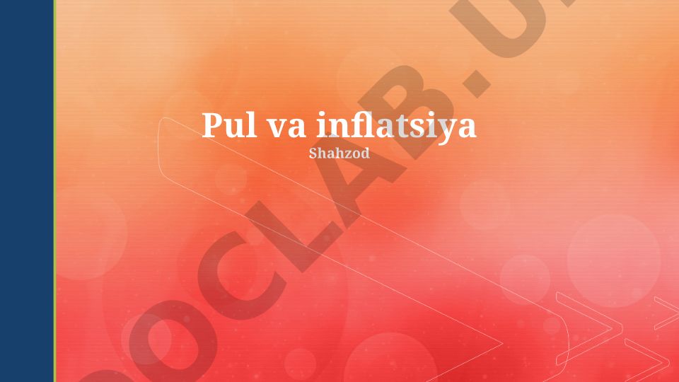 Pul va inflatsiya