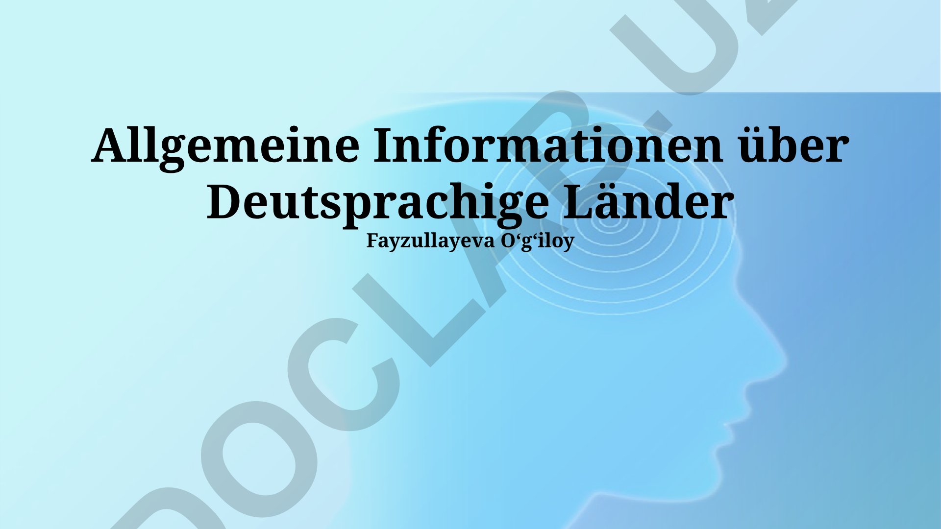 Deutschsprachige Länder: Kultur, Politik, Wirtschaft und Geografie
