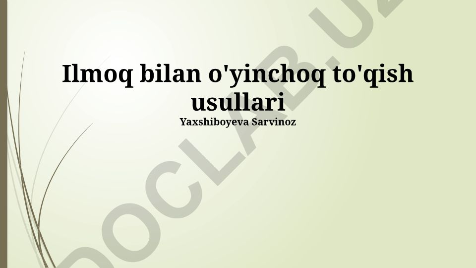 Ilmoq bilan o'yinchoq to'qish usullari