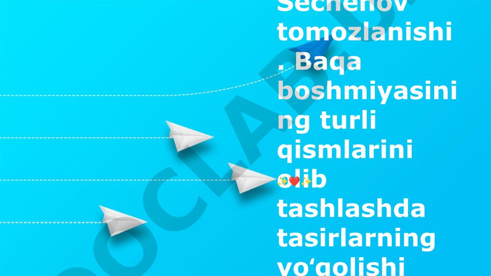 Sechenov inhibisiyasi va qurbaqa miyasining reflekslari
