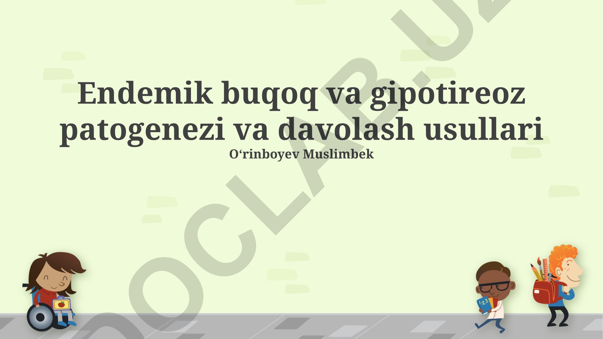 Endemik buqoq va gipotireoz patogenezi va davolash usullari