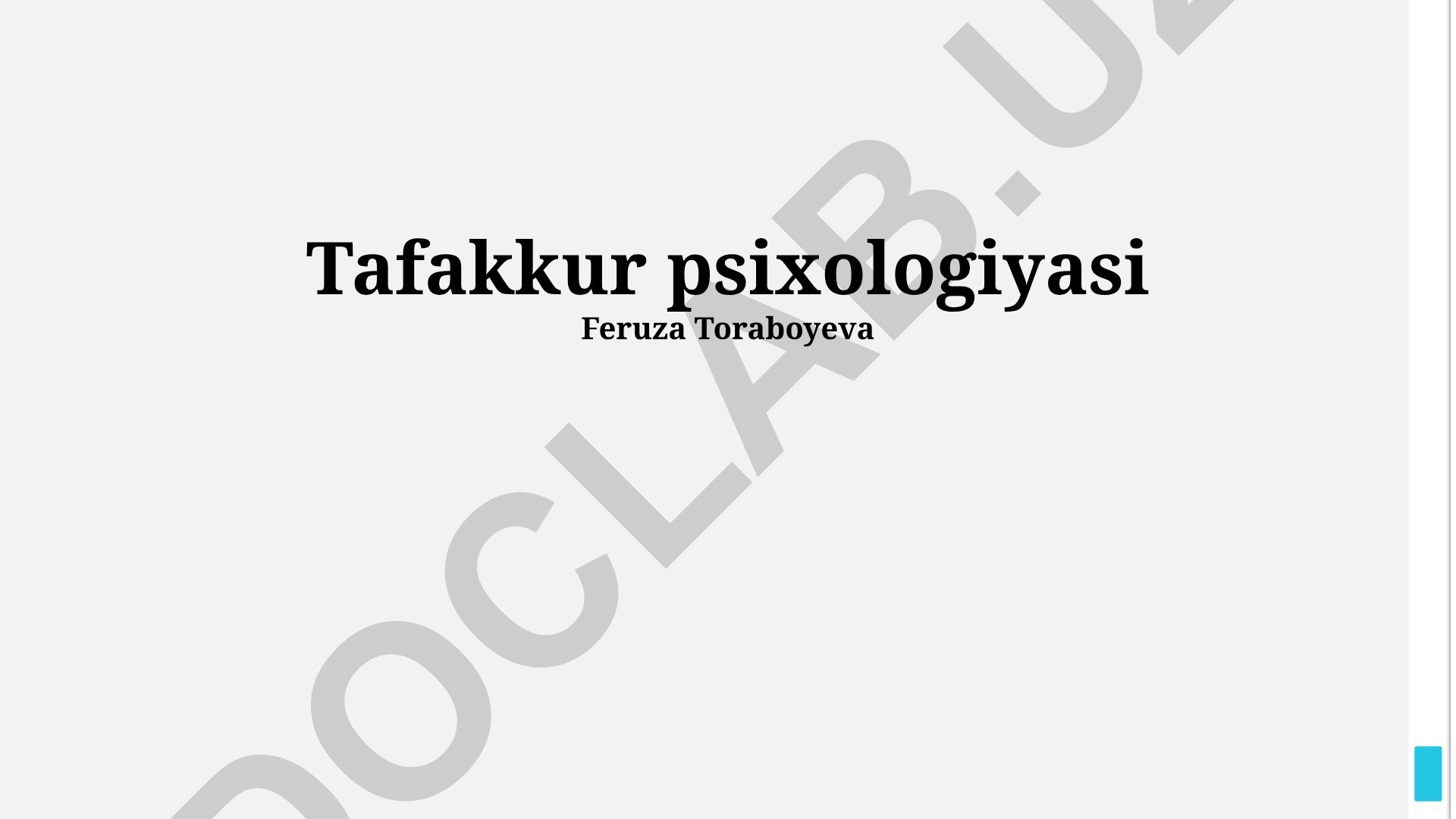 Mulohaza psixologiyasining zamonaviy tendentsiyalari va amaliy qo'llanilishi