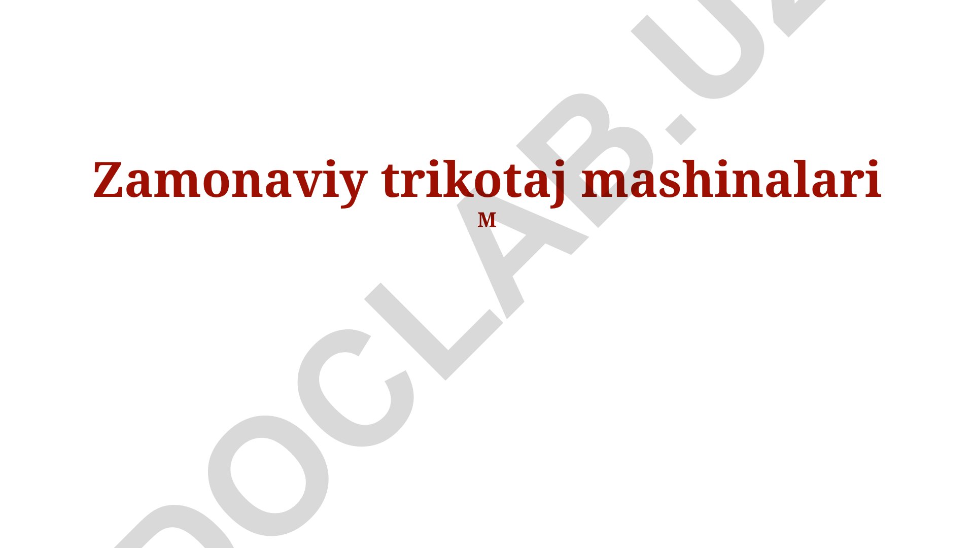 Zamonaviy trikotaj mashinalari: imkoniyatlar, texnologiya va turlari