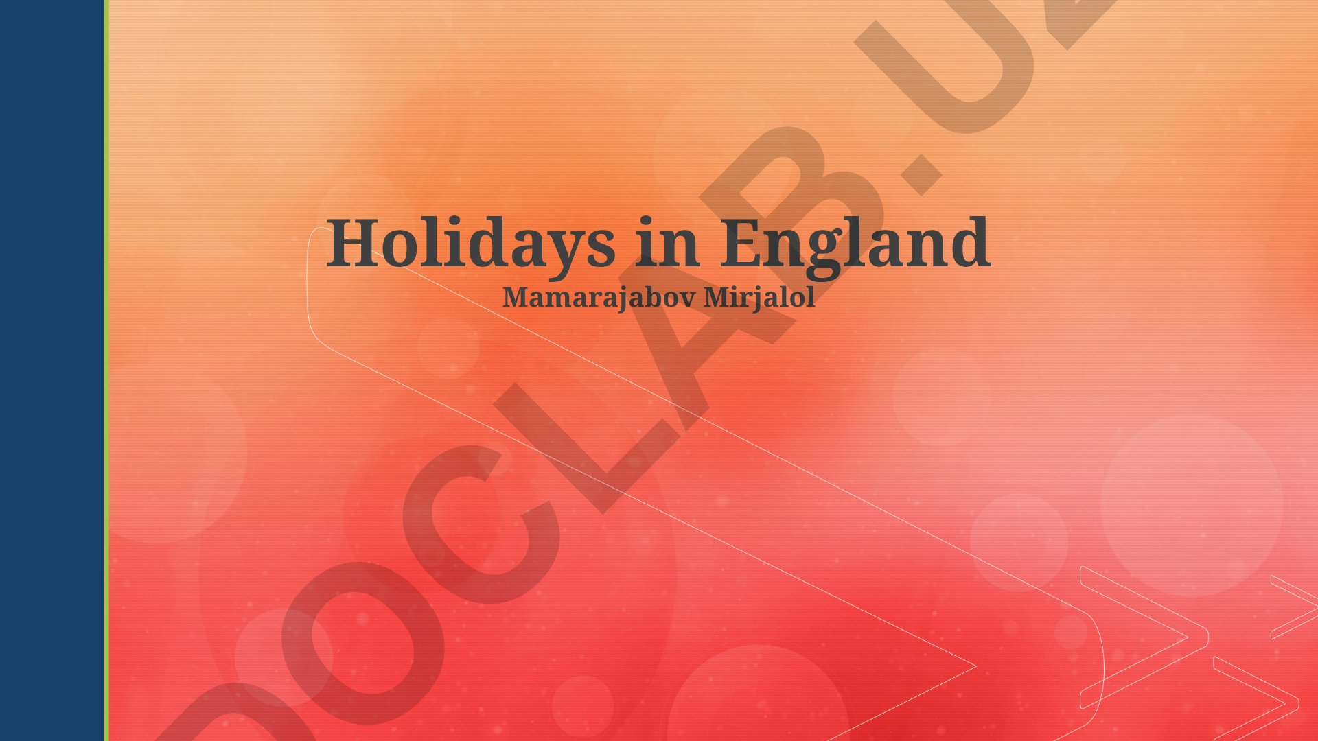 Holidays in England: Bank Holidays, Festive Traditions and Regional Celebrations