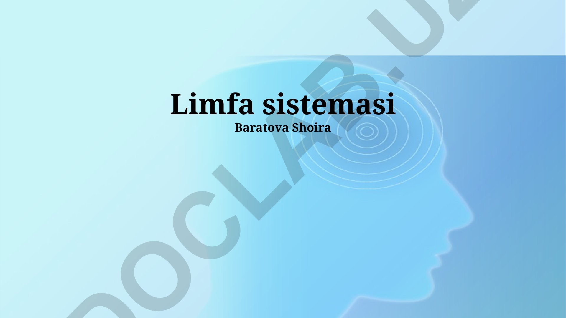 Limfa sistemasi: tuzilishi, kasalliklari va drenaj usullari
