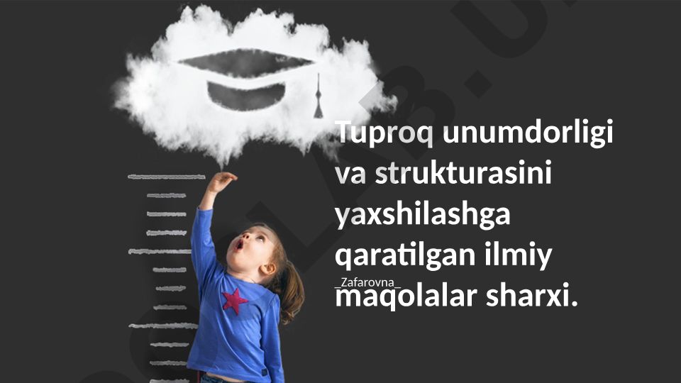 Tuproq unumdorligi va strukturasini yaxshilash usullari