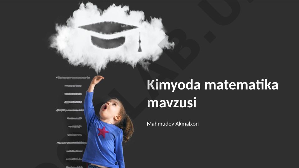Kimyoda matematika mavzusi