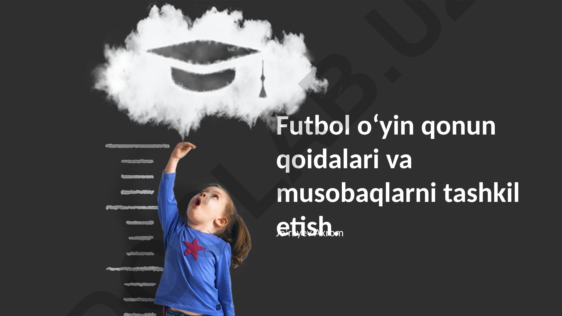 Futbol o‘yin qonun qoidalari va musobaqalarni tashkil etish