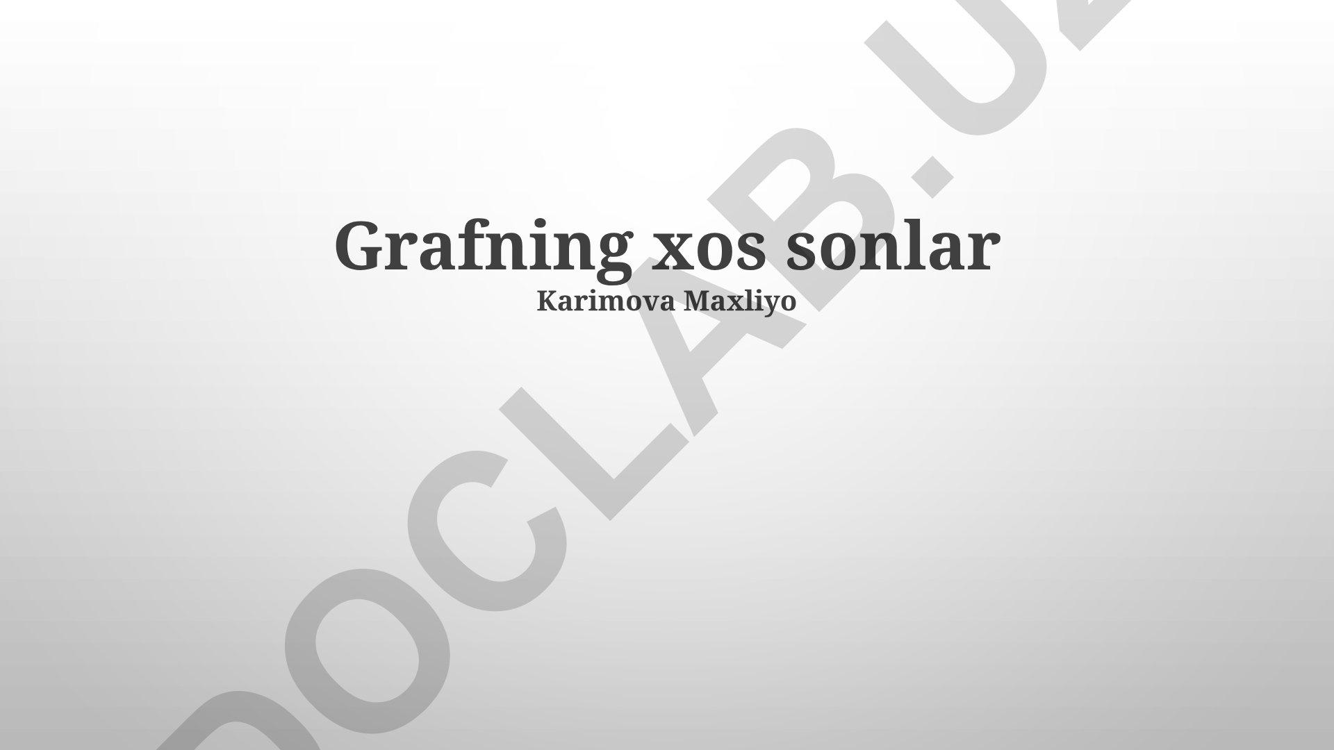 Kompleks sonlarni geometrik talqini va tasvirlash