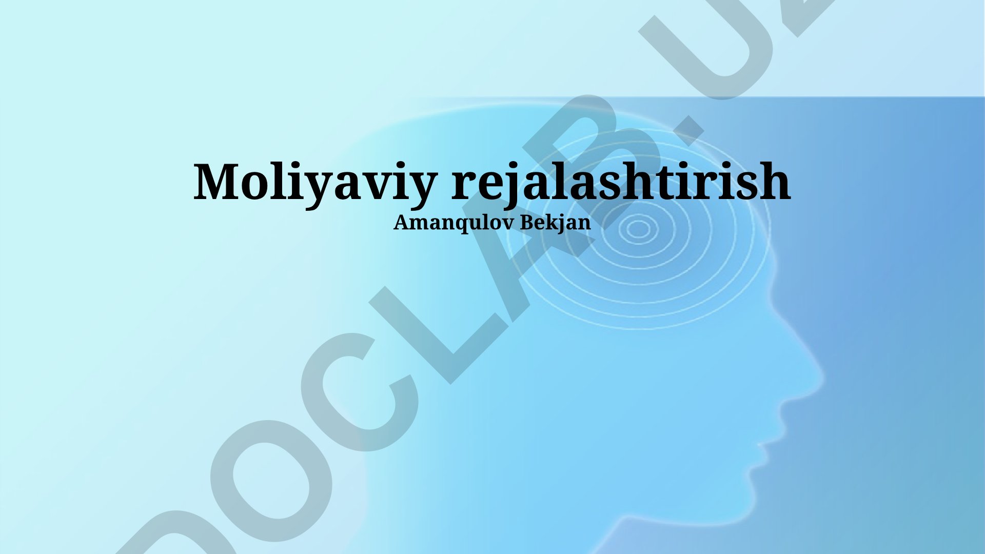 Moliyaviy rejalashtirish tamoyillari va investitsiya strategiyalari