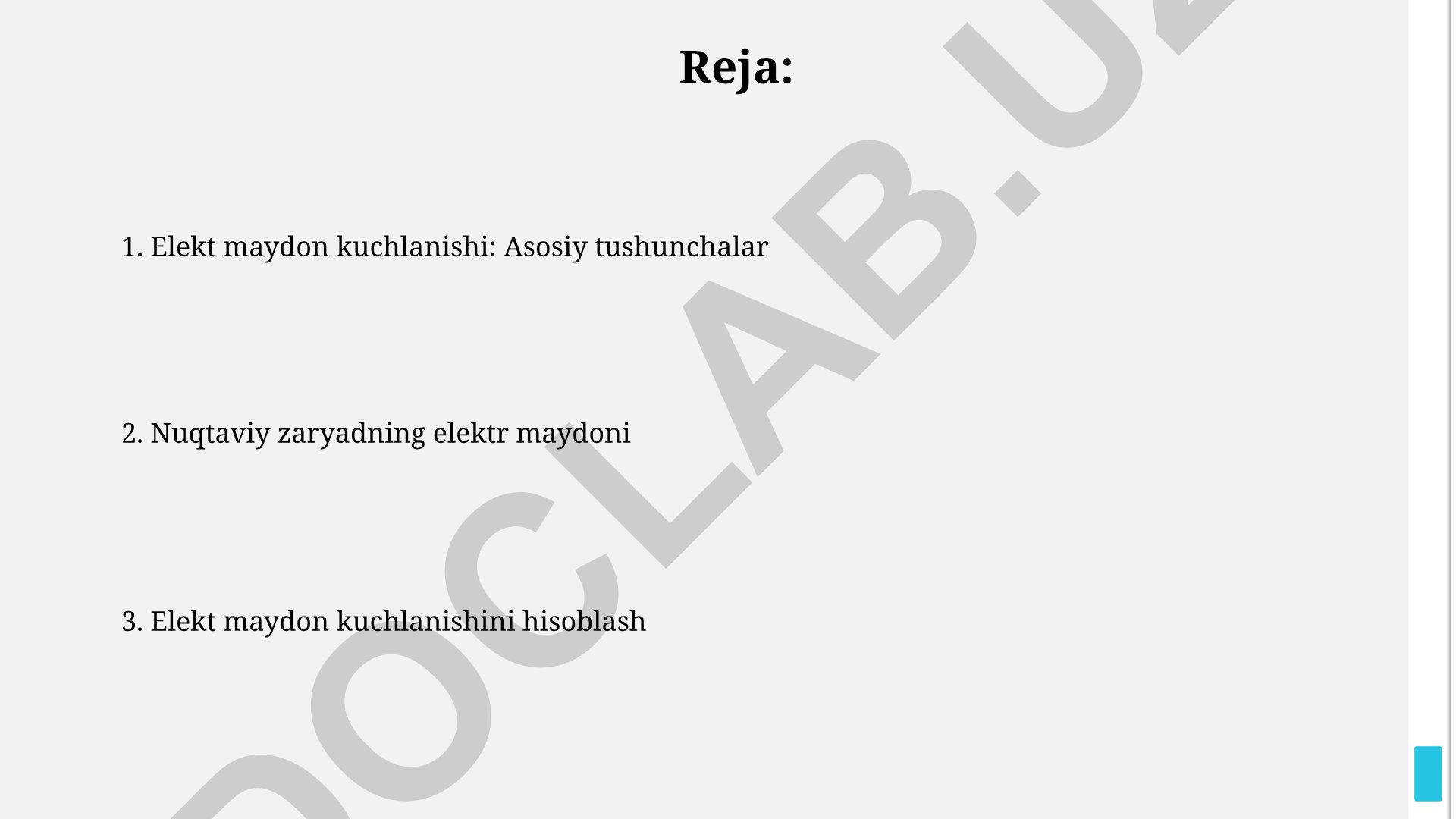 Elekt maydon kuchlanishi: Asosiy tushunchalar va hisoblash