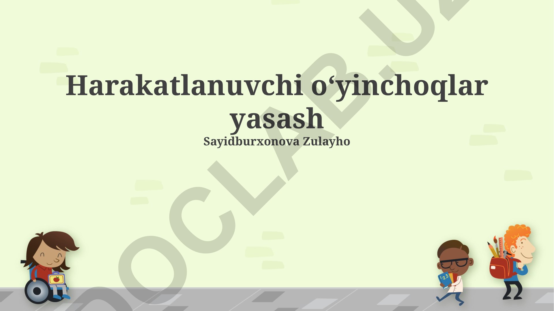 Harakatlanuvchi o'yinchoqlarni yasash jarayoni va mexanizmlari
