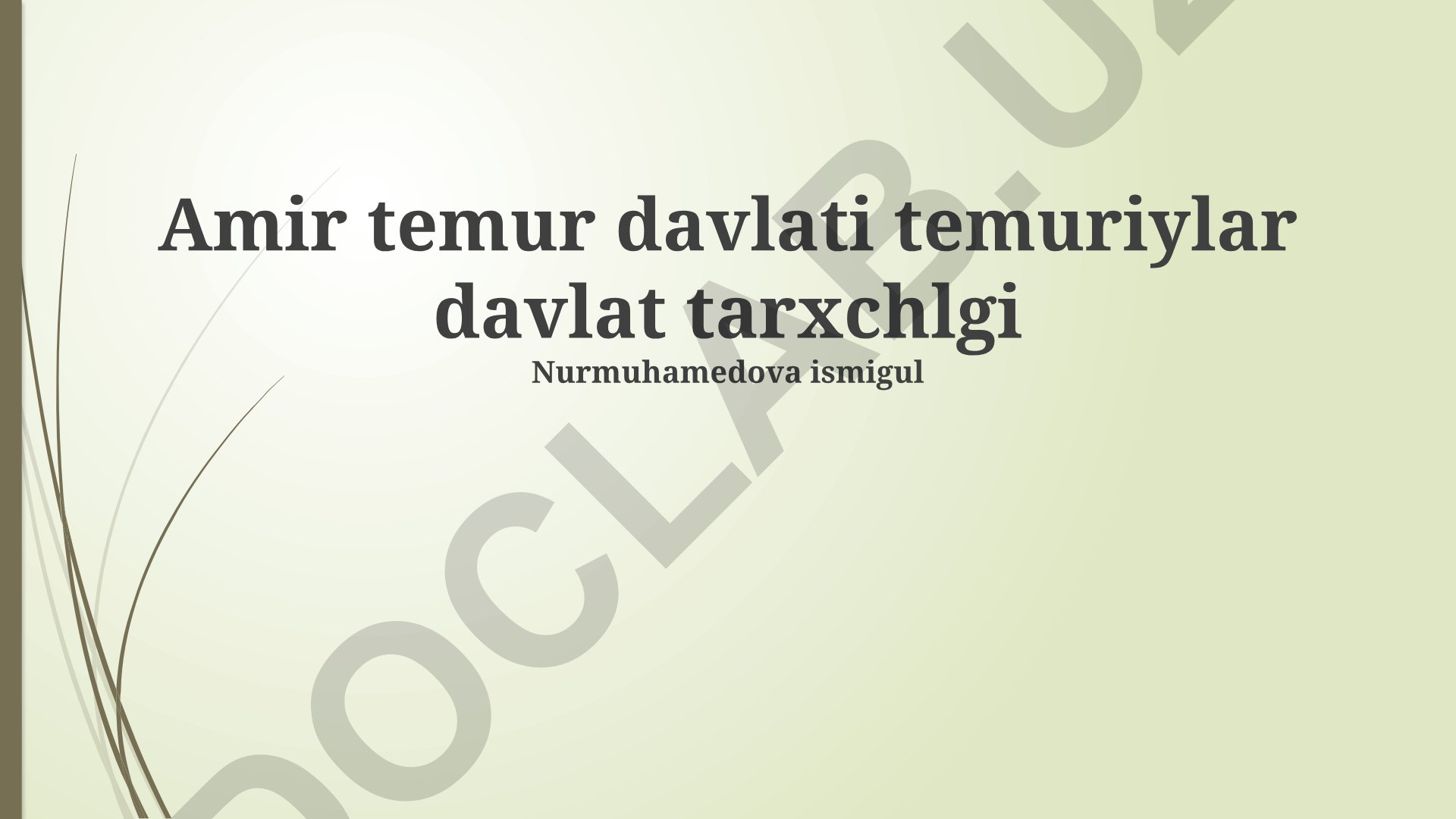 Temuriylar davlati: Asoslari, tuzilmasi va madaniyati