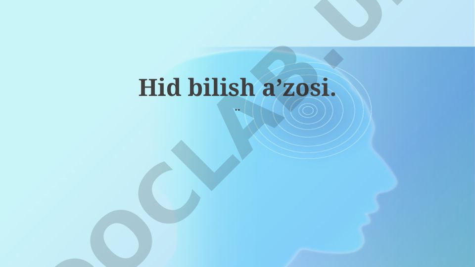 Ta'm bilish a'zosi tuzilishi, fiziologiyasi va klinik ahamiyati