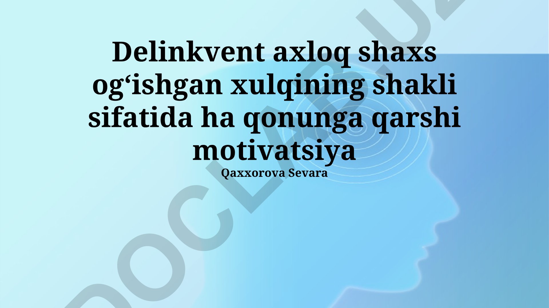 Delinkvent axloq va xatti-harakatlar: sabablari, oldini olish va tuzatish yo‘llari