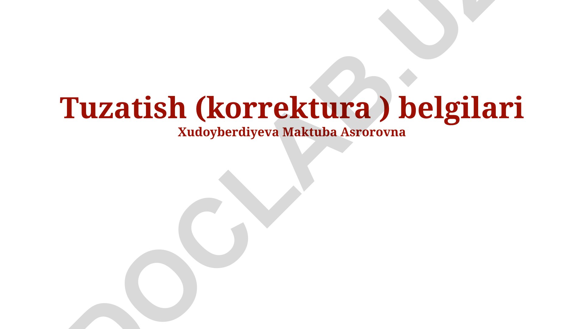 Matn terish belgilari va ularni qo'llash