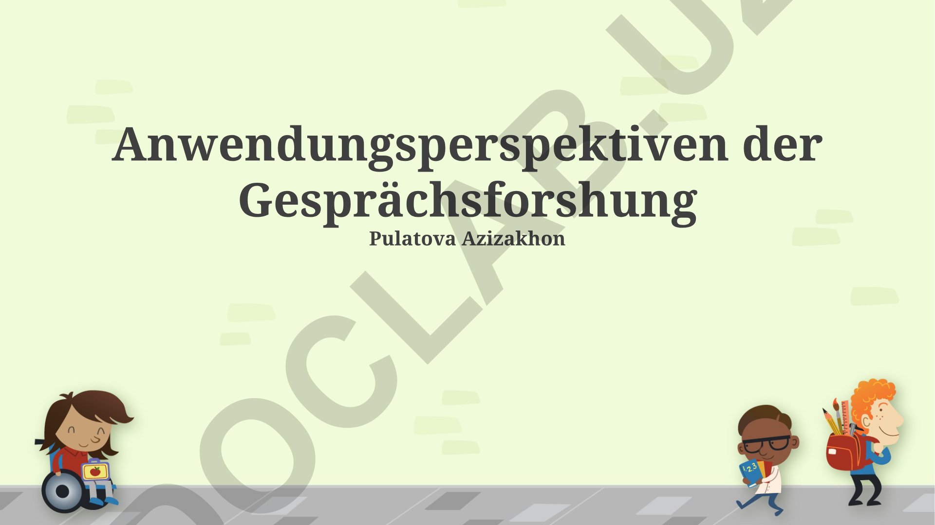 Anwendungsperspektiven der Gesprächsforschung