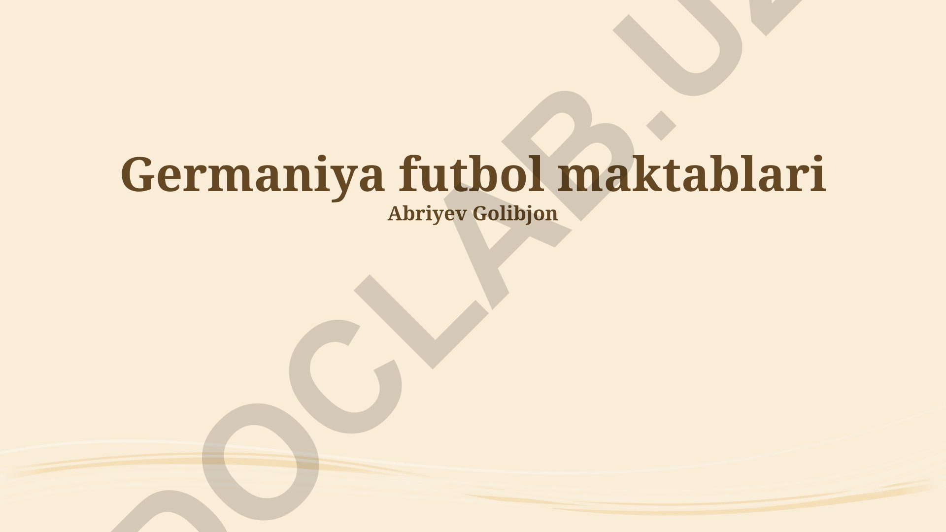 Germaniya futbol akademiyalarining muvaffaqiyatlari, istiqbollari va tuzilishi